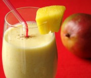 Mango Orange Protein Smoothie with Flaxseeds Recipe