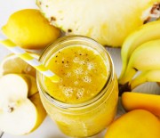 Mango Pineapple Banana and Apple Smoothie Recipe